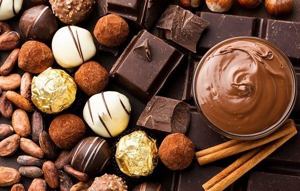 Close up of chocolate arrangement. Top 3 best chocolate shops in Mexico City