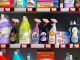 Various 3D household products on the supermarket shelf. Top 3 best places to find cleaning supplies in Mexico City