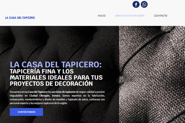 La casa del tapicero page