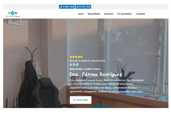 Obesity Control in Mexico City page. weight control clinics