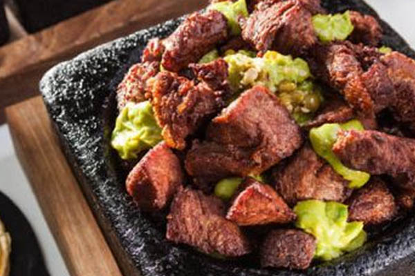 La única restaurant chicharrones dish