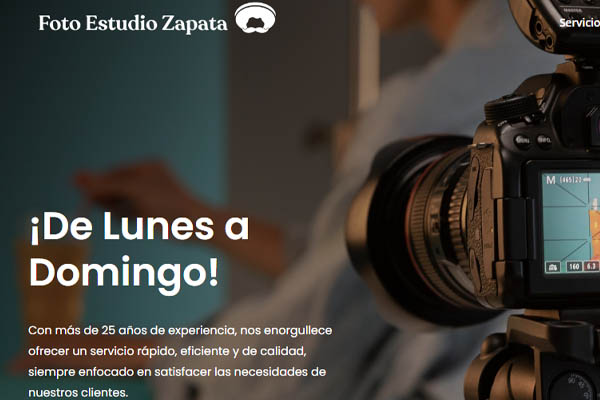 Foto estudio Zapata page