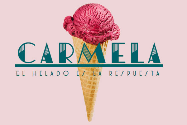Carmela ice cream logo