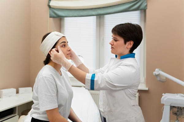 Person who receives beauty treatment - otoplasty clinics 
