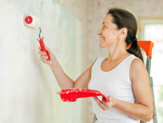 Woman-does-home-repairs